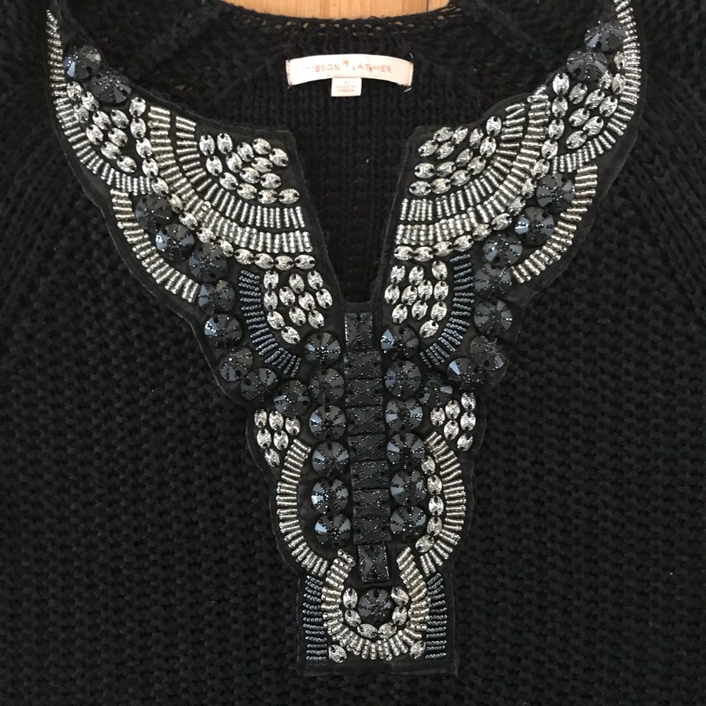 Gibson Latimer oversized embellished sweater - Picture 2 of 5